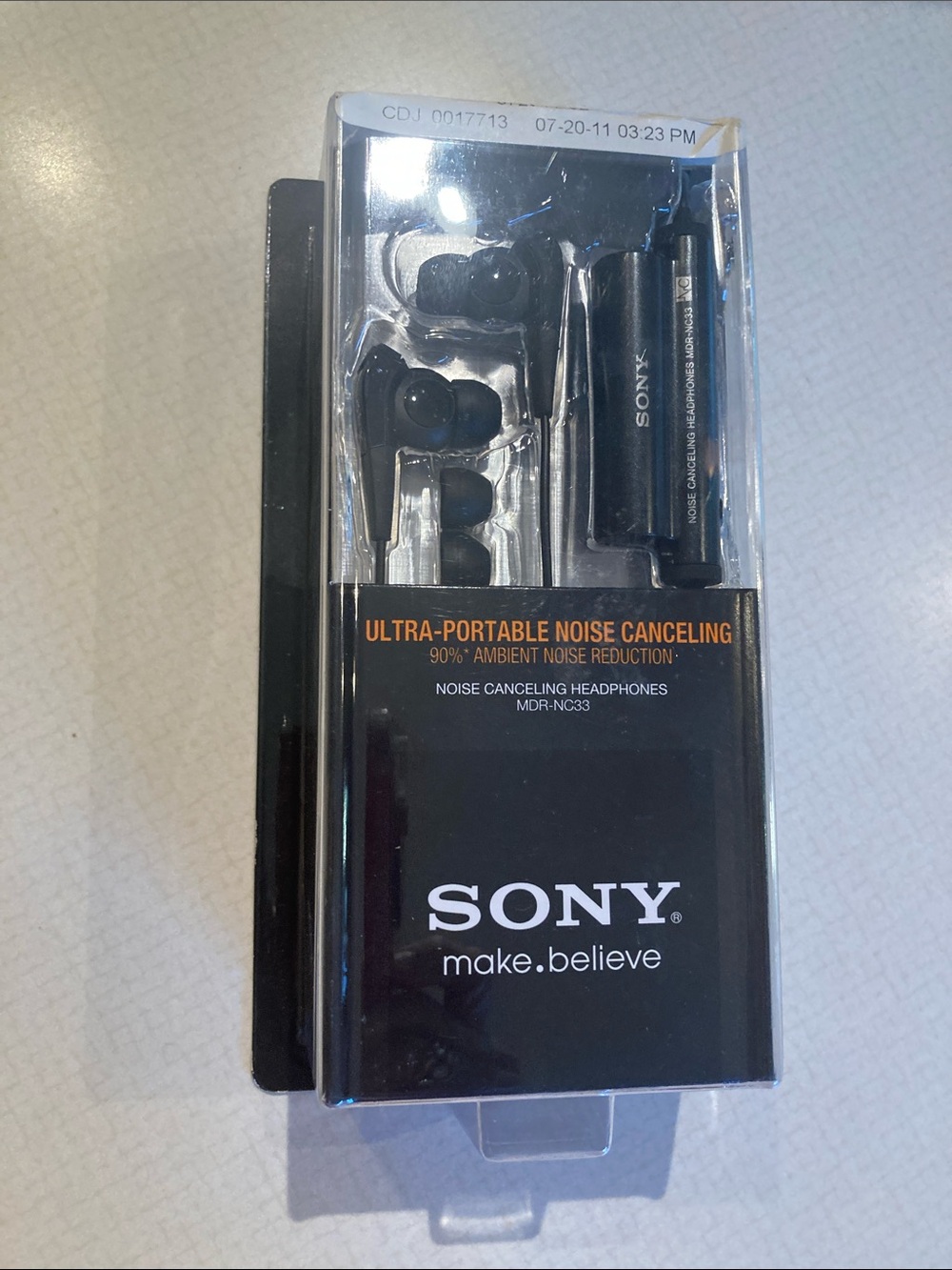 Sony Black Ultra-Portable Noise-Canceling In-Ear Headphones